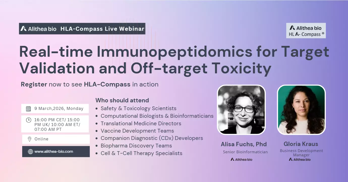 HLA-COMPASS Webinar Alithea Bio