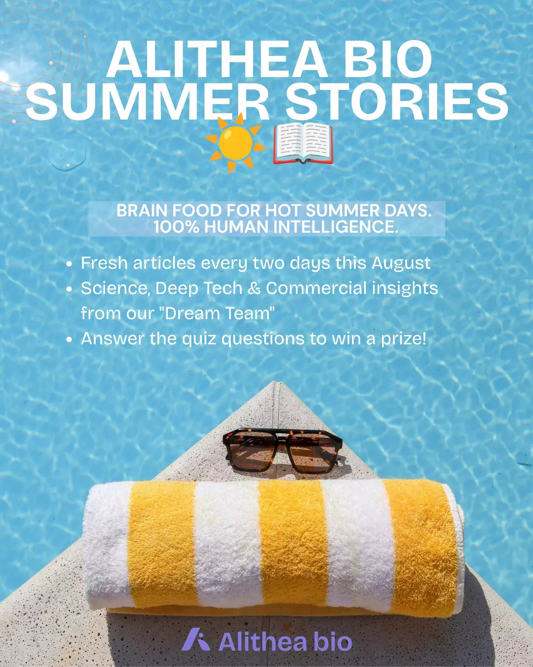 Alithea Bio Summer Stories campaign cover